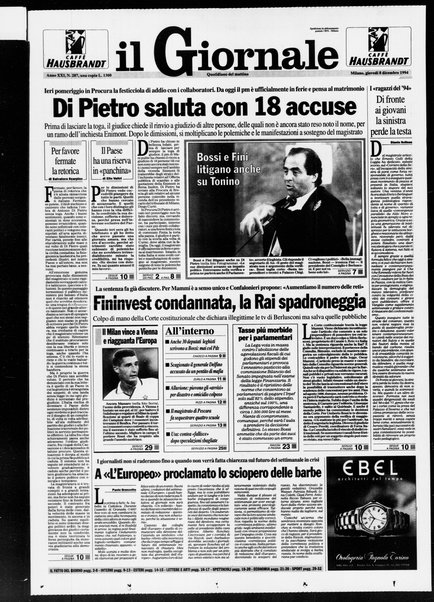 Il giornale : quotidiano del mattino